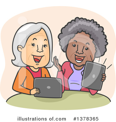 Royalty-Free (RF) Senior Citizen Clipart Illustration by BNP Design Studio - Stock Sample #1378365