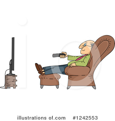 Senior Man Clipart #1242553 by BNP Design Studio