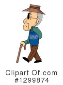 Senior Man Clipart #1299874 by BNP Design Studio
