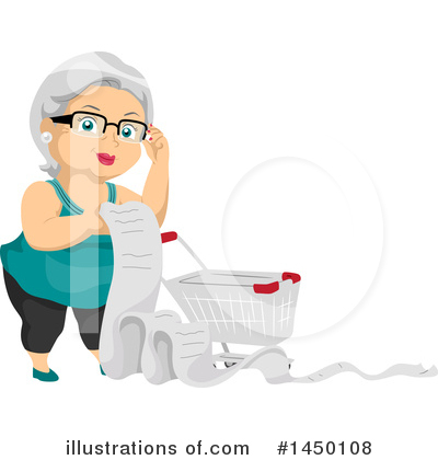 Royalty-Free (RF) Senior Woman Clipart Illustration by BNP Design Studio - Stock Sample #1450108