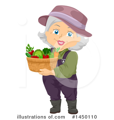 Senior Woman Clipart #1450110 by BNP Design Studio
