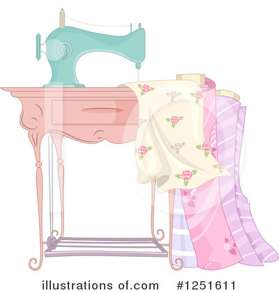 Sewing Machine Clipart #1251611 by BNP Design Studio