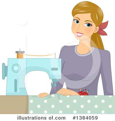 Royalty-Free (RF) Sewing Clipart Illustration by BNP Design Studio - Stock Sample #1384059