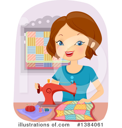 Royalty-Free (RF) Sewing Clipart Illustration by BNP Design Studio - Stock Sample #1384061