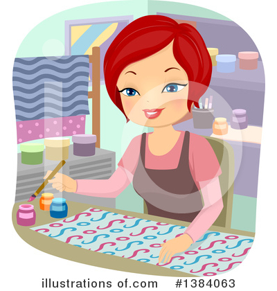Fabric Clipart #1384063 by BNP Design Studio