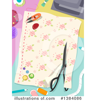 Royalty-Free (RF) Sewing Clipart Illustration by BNP Design Studio - Stock Sample #1384086