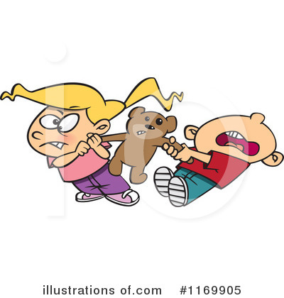 Royalty-Free (RF) Sharing Clipart Illustration by toonaday - Stock Sample #1169905