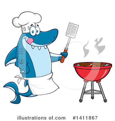 Grill Clipart #1411867 by Hit Toon
