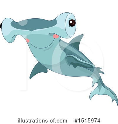 Royalty-Free (RF) Shark Clipart Illustration by Pushkin - Stock Sample #1515974