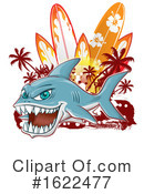 Shark Clipart #1622477 by Domenico Condello
