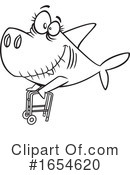 Shark Clipart #1654620 by toonaday
