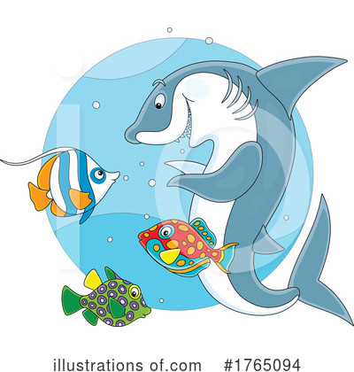 Royalty-Free (RF) Shark Clipart Illustration by Alex Bannykh - Stock Sample #1765094
