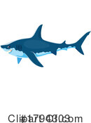 Shark Clipart #1794303 by Vector Tradition SM