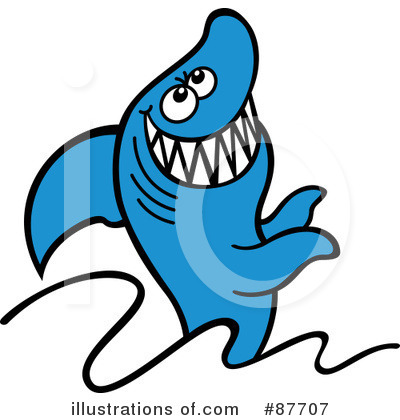 Shark Clipart #87707 by Zooco