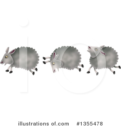 Royalty-Free (RF) Sheep Clipart Illustration by Prawny - Stock Sample #1355478