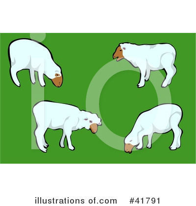 Royalty-Free (RF) Sheep Clipart Illustration by Prawny - Stock Sample #41791