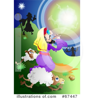 Royalty-Free (RF) Shepherd Clipart Illustration by Prawny - Stock Sample #67447