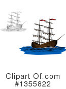 Ship Clipart #1355822 by Vector Tradition SM