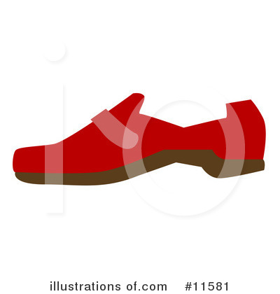 Royalty-Free (RF) Shoe Clipart Illustration by AtStockIllustration - Stock Sample #11581