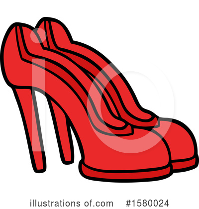 Royalty-Free (RF) Shoes Clipart Illustration by lineartestpilot - Stock Sample #1580024