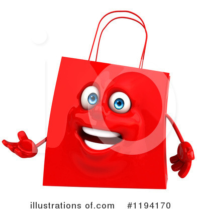 Shopping Bag Clipart #1194170 - Illustration by Julos