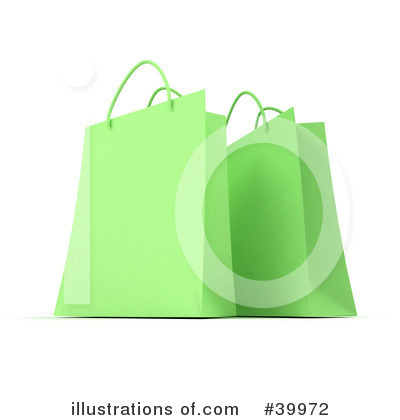 Shopping Bag Clipart #40020 - Illustration by Frank Boston