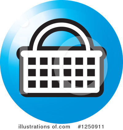 Royalty-Free (RF) Shopping Basket Clipart Illustration by Lal Perera - Stock Sample #1250911