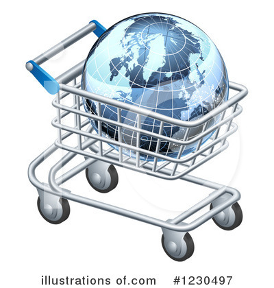 Online Shopping Clipart #1230497 by AtStockIllustration