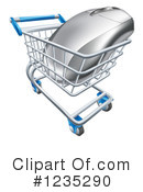 Shopping Cart Clipart #1235290 by AtStockIllustration