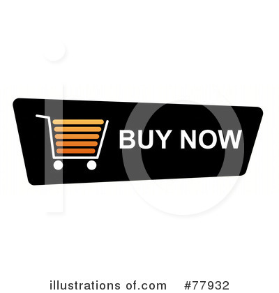Royalty-Free (RF) Shopping Cart Clipart Illustration by oboy - Stock Sample #77932
