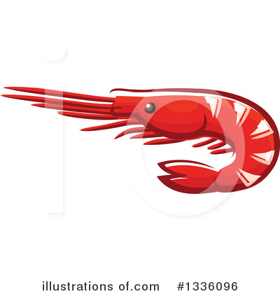 Shrimps Clipart #1336096 by Vector Tradition SM