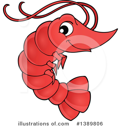 Shrimps Clipart #1389806 by visekart