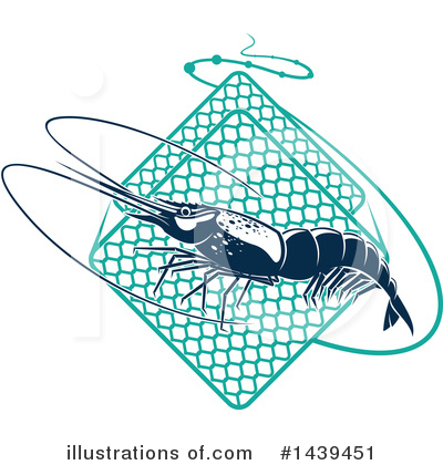 Royalty-Free (RF) Shrimp Clipart Illustration by Vector Tradition SM - Stock Sample #1439451