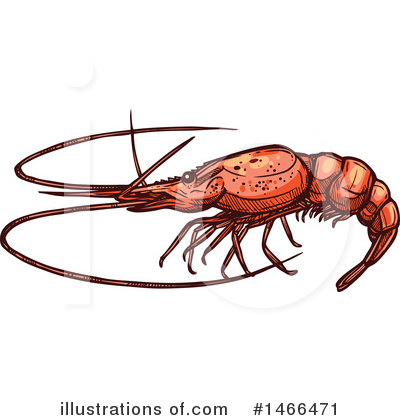 Royalty-Free (RF) Shrimp Clipart Illustration by Vector Tradition SM - Stock Sample #1466471