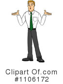Shrugging Clipart #1106172 by Cartoon Solutions