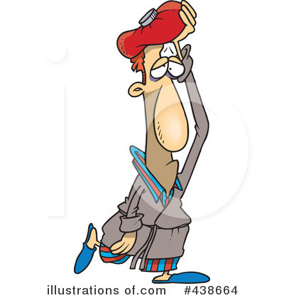 Royalty-Free (RF) Sick Clipart Illustration by toonaday - Stock Sample #438664