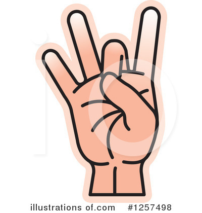 Sign Language Clipart #1257534 - Illustration by Lal Perera