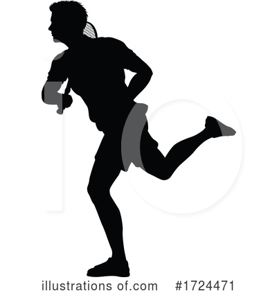 Royalty-Free (RF) Silhouette Clipart Illustration by AtStockIllustration - Stock Sample #1724471