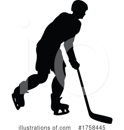 Royalty-Free (RF) Silhouette Clipart Illustration by AtStockIllustration - Stock Sample #1758445