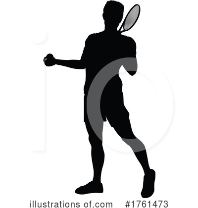 Royalty-Free (RF) Silhouette Clipart Illustration by AtStockIllustration - Stock Sample #1761473