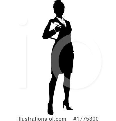 Royalty-Free (RF) Silhouette Clipart Illustration by AtStockIllustration - Stock Sample #1775300