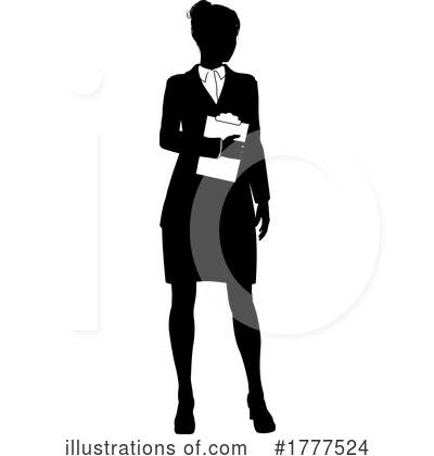 Royalty-Free (RF) Silhouette Clipart Illustration by AtStockIllustration - Stock Sample #1777524