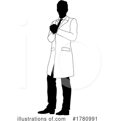 Royalty-Free (RF) Silhouette Clipart Illustration by AtStockIllustration - Stock Sample #1780991