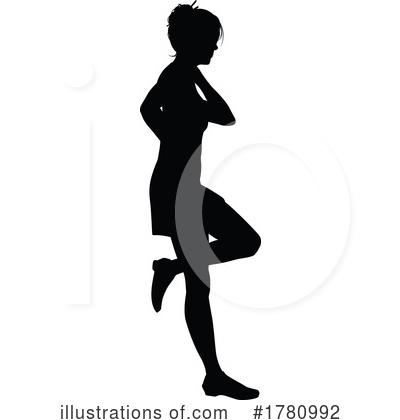 Royalty-Free (RF) Silhouette Clipart Illustration by AtStockIllustration - Stock Sample #1780992