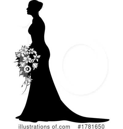 Royalty-Free (RF) Silhouette Clipart Illustration by AtStockIllustration - Stock Sample #1781650