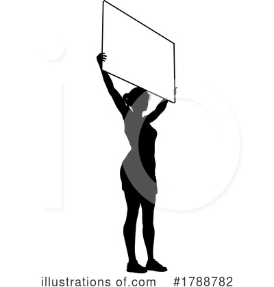 Royalty-Free (RF) Silhouette Clipart Illustration by AtStockIllustration - Stock Sample #1788782