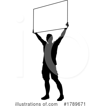 Royalty-Free (RF) Silhouette Clipart Illustration by AtStockIllustration - Stock Sample #1789671