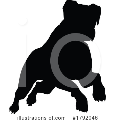 Royalty-Free (RF) Silhouette Clipart Illustration by AtStockIllustration - Stock Sample #1792046