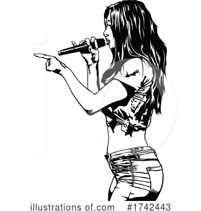 Singer Clipart #1742443 by dero