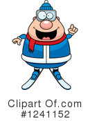 Skier Clipart #1241152 by Cory Thoman